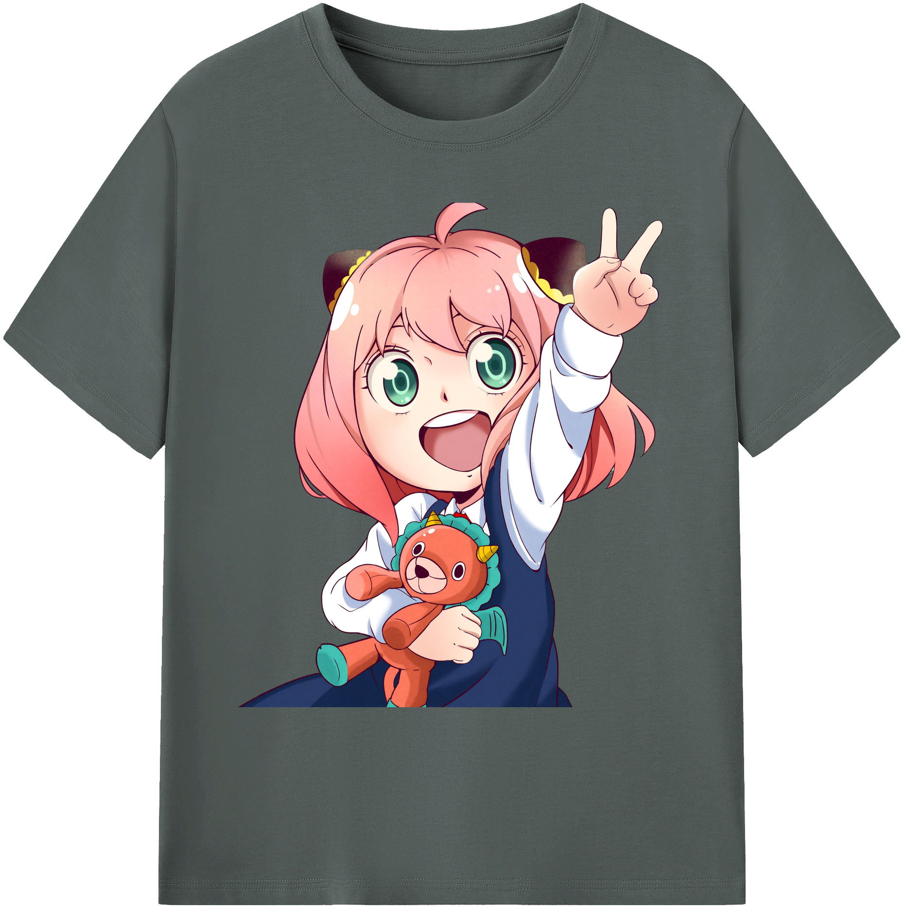 （画像用） SPY×FAMILY间谍家家酒 綿100％ メンズ半袖Tシャツ｜肌触りやわらか＆通気性